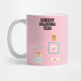 Ready Player Retro Gamer (Black) Pink Mug